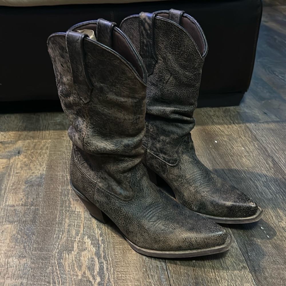 Durango Women's Slouch Western Boots 11” Brown Size 7 M